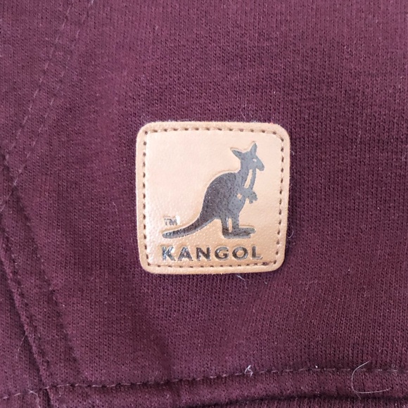 Burgundy Kangol hoodie - Picture 4 of 6